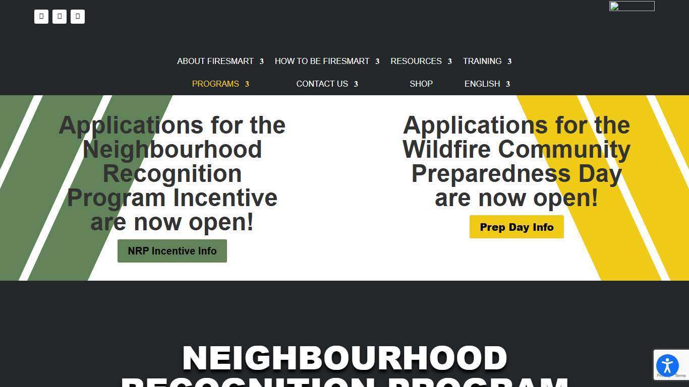 Neighbourhood Recognition Program – FireSmart Canada